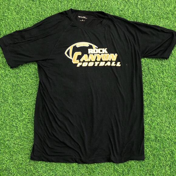 Black ‘Rock Canyon Football’ Graphic Tee - Picture 1 of 4